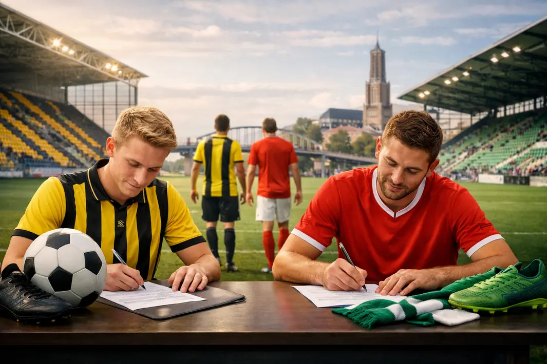 Contractverlenging en rentree bij Arnhemse voetbalclubs