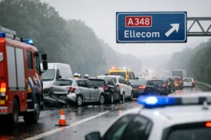Kettingbotsing zorgt voor verkeershinder op A348 bij Ellecom