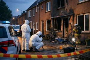 Onderzoek naar brandstichting bij woning in Patersstraat Arnhem