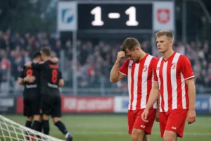 Periodetitel blijft buiten bereik na gelijkspel tegen MVV