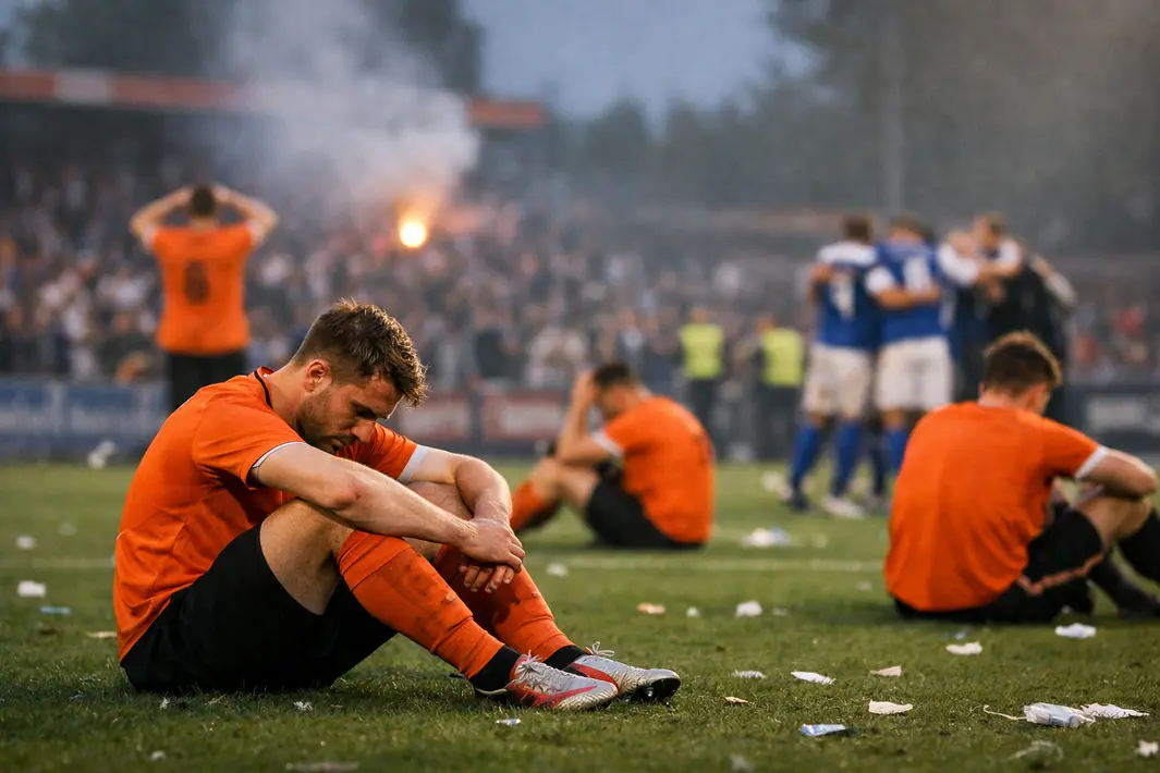 Play-offplaats ontglipt na rumoerige afsluiting van het seizoen