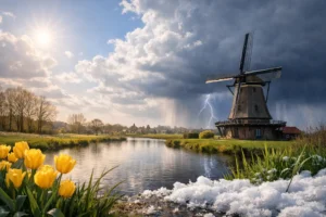 Typisch aprilweer met grillige temperaturen deze week