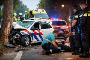 Veelzijdig incidentenbeeld in Gelderland met politiecrash en steekpartij