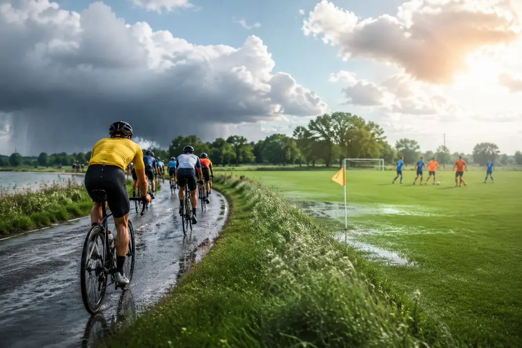 Sportieve ontwikkelingen rond wielrennen en voetbal in juni