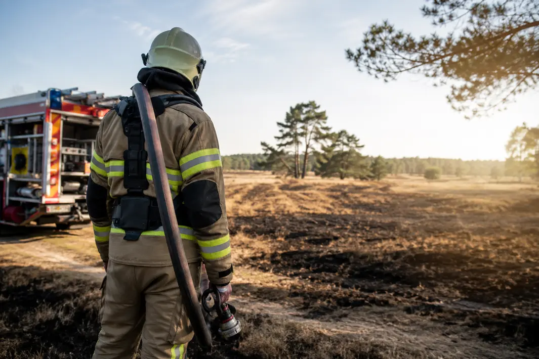 Brandweer in Gelderland voorbereid op droogte en natuurbrandrisico